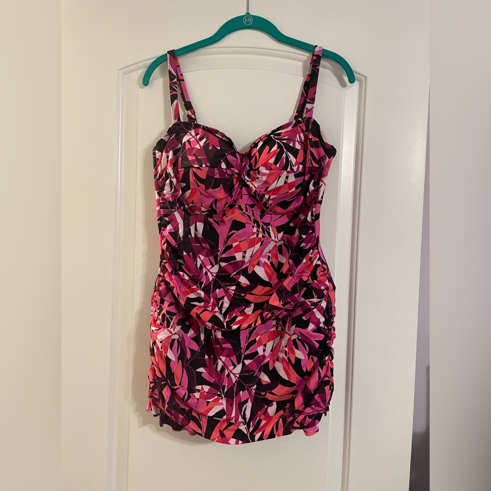 Ruffle Swimdress- Size 16- Brand New